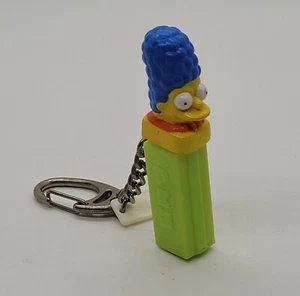 Marge Simpson Mini Pez Despenser Keychain Pre-owned The Simpsons - Picture 1 of 3