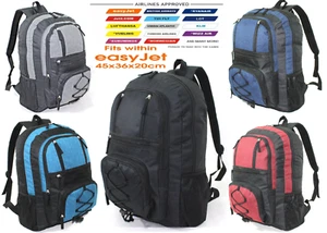 EasyJet Under Seat 45x36x20 Cabin Bag Hand Luggage Backpack Carry On Travel Case - Picture 1 of 47