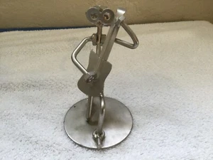 Metal Guitar Player Figurine Nuts Bolts - Picture 1 of 4