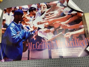 Griffey Jr Mr Griffey Mariners Plastic Banner Large 67” X 45” Super Nice! - Picture 1 of 5