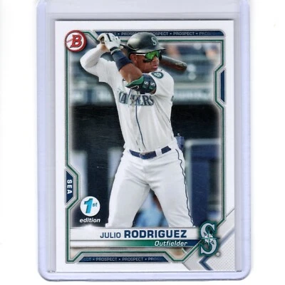 2021 Bowman - Prospects #BP-86 Julio Rodriguez (RC) 1st Edition  - Image 1 of 2