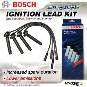 Bosch Ignition Leads for Subaru Forester SF SG Impreza GD GG Outback BH - Picture 1 of 2