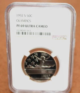 1992-S Olympics Commemorative Proof Half Dollar NGC PF69 UC [104WEJ] - Picture 1 of 5