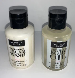 Victoria's Secret ACAI Cotton Moisture Complex 3.4 fl.oz Cream Wash Body Oil - Picture 1 of 1