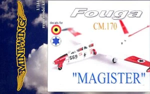 MiniWing Models 1/144 FOUGA CM.170 MAGISTER French Jet Trainer - Bild 1 von 6