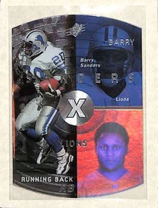 1998 Upper Deck SPX #17 Barry Sanders Die Cut Hologram EX - Picture 1 of 2