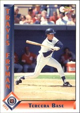 1993 Pacific Spanish Baseball Card #108 Travis Fryman