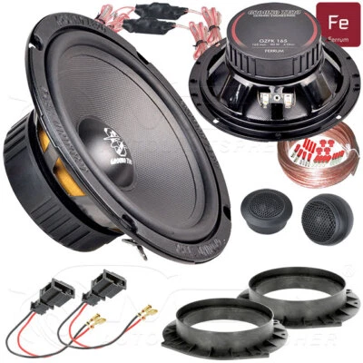 GROUND ZERO LAUTSPRECHER für AUDI A6 C7 / 4G 2011-2018 Front Tür Vorn 150W #B1TF - Bild 1 von 4