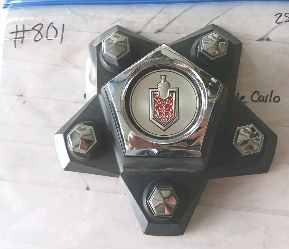 原装 1980 - 87 雪佛兰 Monte Carlo El Camino Malibu 拉力赛车轮中心... — 第 1/4 张图片