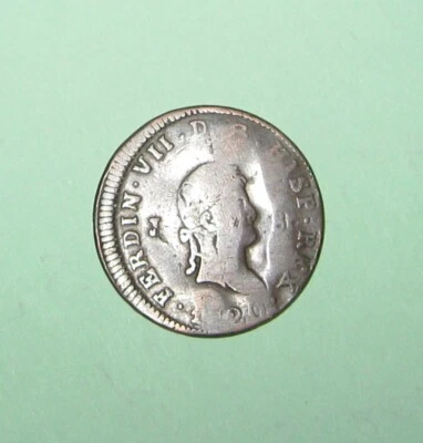 1820 SPANISH EIGHT MARAVEDIS COPPER COIN - Image 1 of 4