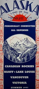 Vintage Alaska Travel Brochure Land of the Midnight Sun Summer 1941 - Picture 1 of 9