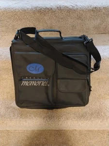 Creative Memories schwarz Memory Mate 3 Ringe Ordner Tragetasche Organizer Schultertasche - Bild 1 von 13