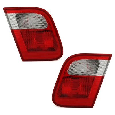 Rückleuchten Set für 3er BMW E46 Limo in Rot weiß Inennteile Heckleuchten innen - Bild 1 von 4