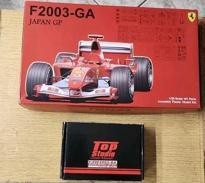 1/20 FUJIMI FERRARI-F2003 GA JAPAN GP+ TOP STUDIO DETAIL UP MD 29O13 DECAL TABAC - Immagine 1 di 4