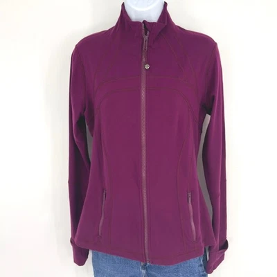 Lululemon Jacket Women Size 10 Swiftly Tech Full Zip Magenta Athleisure Workout - Image 1 of 4