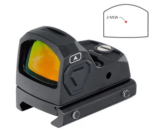 Red Dot Red Point Micro 2 MOA für Picatinny Schiene mit Glock Montageplatte - Bild 1 von 4