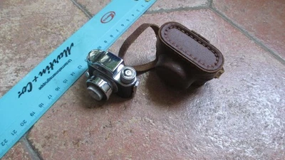 appareil photo ancien miniature HOMER made Japan + étui - Photo 1/4