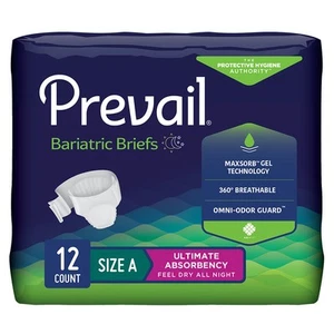 Prevail Bariatric Brief, Ultimate Absorbency - Picture 1 of 15