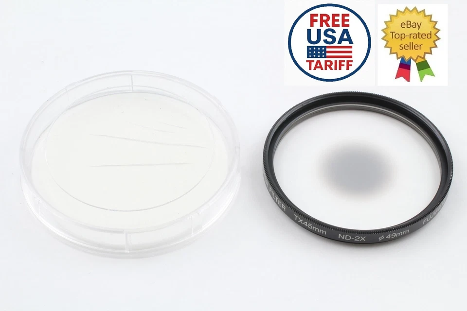 TX45mm [Top MINT] Fuji Fujifilm CENTER FILTER ND-2X 49mm For TX-1 Lens FromJAPAN - Image 1 of 4