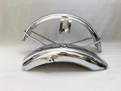 Guardabarros delantero y trasero Suzuki GT750 63113-31000, 53100-31702-Rep cromo alta calidad Foto 1 de 4