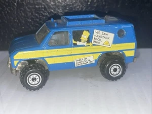 hot wheels simpsons family camper 1977/ 1990  Malaysia - Picture 1 of 5