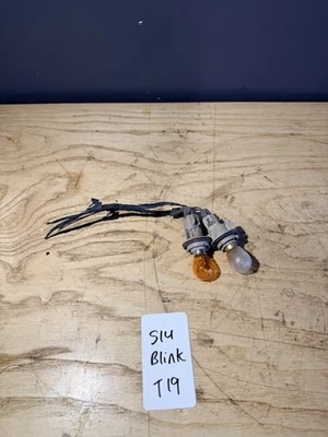 95-98 Nissan 240sx S14 Front Bumper Blinker  Light Socket Pigtail Harness - Image 1 of 4