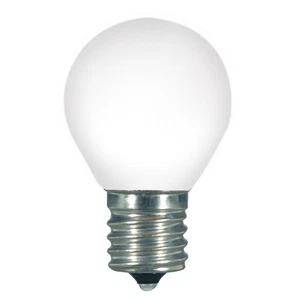 Satco S9168 - 1 Watt LED S11 Decorative White Light Bulb - E17 Base (2 or 6 PK) - Picture 1 of 4