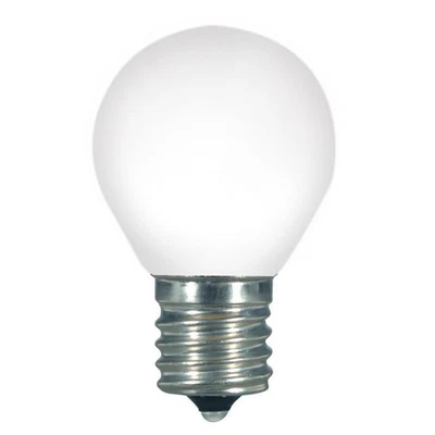 Satco S9168 - 1 Watt LED S11 Decorative White Light Bulb - E17 Base (2 or 6 PK) - Image 1 of 4