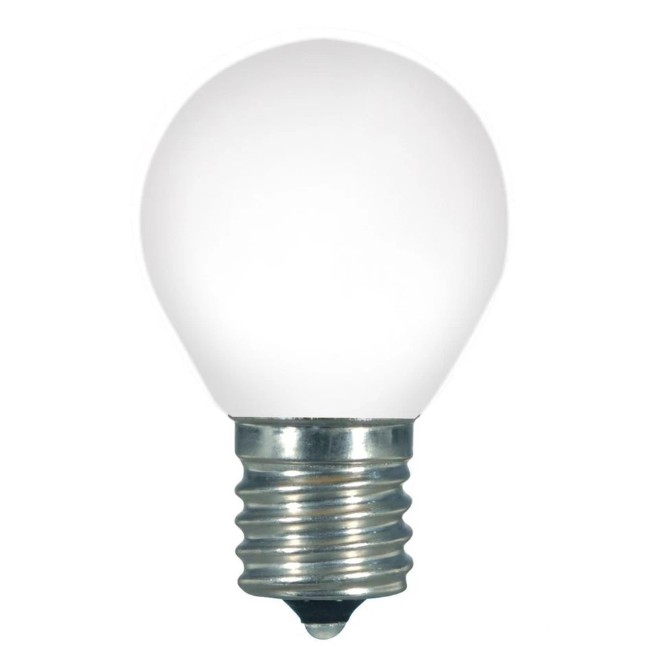 Satco S9168 - 1 Watt LED S11 Decorative White Light Bulb - E17 Base (2 or 6 PK) - Image 1 of 4