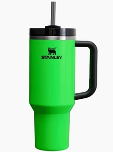 Stanley Quencher H2.0 FlowState™ Tumbler Neon Green 40 Oz 1.18 L - Picture 1 of 4