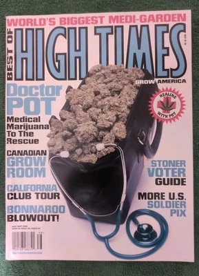 Best of High Times Magazine - August/Sept 2004 W/ AK-47 Poster Awesome Condition Foto 1 de 4