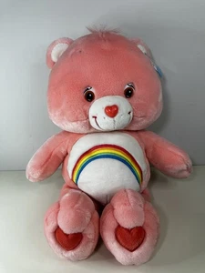 Peluche Big Jumbo Vintage Cheer Bear Care Bear Bear 26" peluche 2002 - Imagen 1 de 9