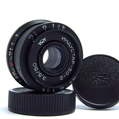 ✅ INDUSTAR 50-2 f3.5/50mm KMZ - serviced and tested - MADE in USSR №830 - Image 1 of 4