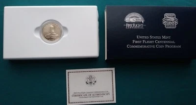 2003 US First Flight Centennial Uncirculated clad half Dollar #663 - Image 1 of 4
