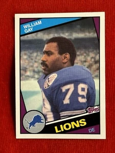 William Gay Detroit Lions Defensive End Topps 1984 #254 - Picture 1 of 2