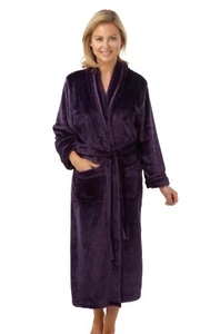 Clearance...Indigo Sky Well Soft Fleece Dressing Gown/Robe Red,Teal,Purple 10-20 - Picture 1 of 4