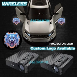 Angry Tiger Symbol Wireless Car Door Courtesy LED Projector Ghost Shadow Light - Picture 1 of 9