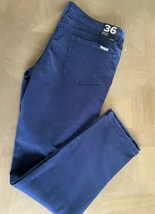 $178 NWT JOE’S Men's 5-Pocket Soft Denim Pants 36X32 Navy - Picture 1 of 7