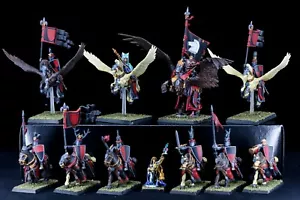 Cento Regni Costruttore Esercito Dipinto Professionale - Mini Conquista *COMMISSIONE* Cavalieri - Foto 1 di 57