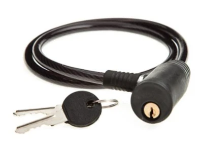 Bike Cable Lock Ideal For bicycle, Scooters' Prams & Bags Security Lock, 2 Keys  - Image 1 of 4