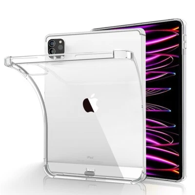 For iPad Pro 6th/5th/4th Gen 12.9 inch Case Clear TPU Shockproof Slim Back Cover - Image 1 of 4