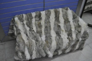 Luxury Fox Fur Throw Real Fox Fur Blanket /Bedspread - Picture 1 of 9