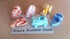 KINDER K97 N°101 102 103 104 105 106 - WENDEFIGUREN TOTEM - SET