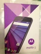 Motorola Moto G 3rd Gen XT1540 - 8GB - Black (Unlocked) Brand New in Box Sealed