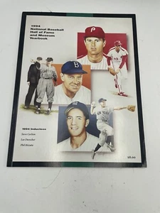 1994 National Baseball Hall of Fame and Museum Yearbook Carlton Durocher Rizzuto - Picture 1 of 9