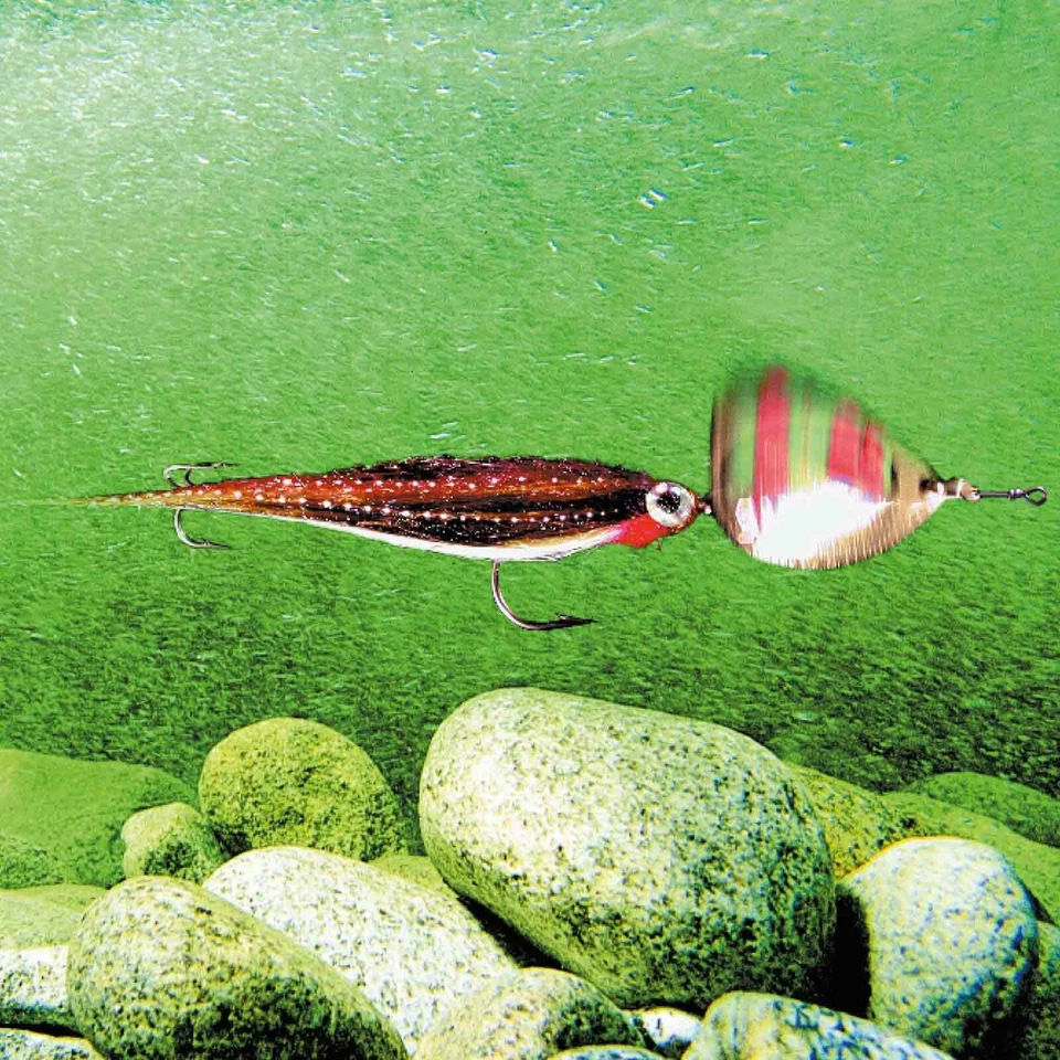 Mepps Agila TW 3,6g Streamer Silber Spinner Kunstköder für Forelle Barsch - Bild 1 von 2