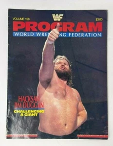 WWF Program #158 Jim Dugan Cover - Picture 1 of 1