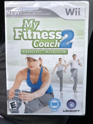 My Fitness Coach 2: Exercise and Nutrition (Nintendo￼ Wii,2009) New,Same Day Shp - Image 1 of 2