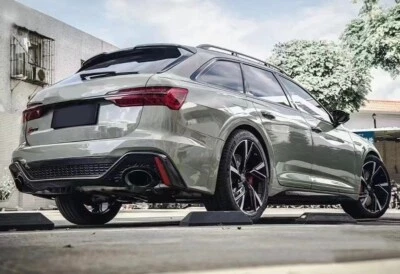 Parachoques trasero estilo recambio BKM RS6, se adapta a Audi A6 C8 Allroad 18+ Foto 1 de 4