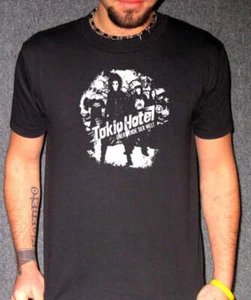 Tokio Hotel T-Shirt - German Emo Rock Band & MTV Music Tee - Bild 1 von 2